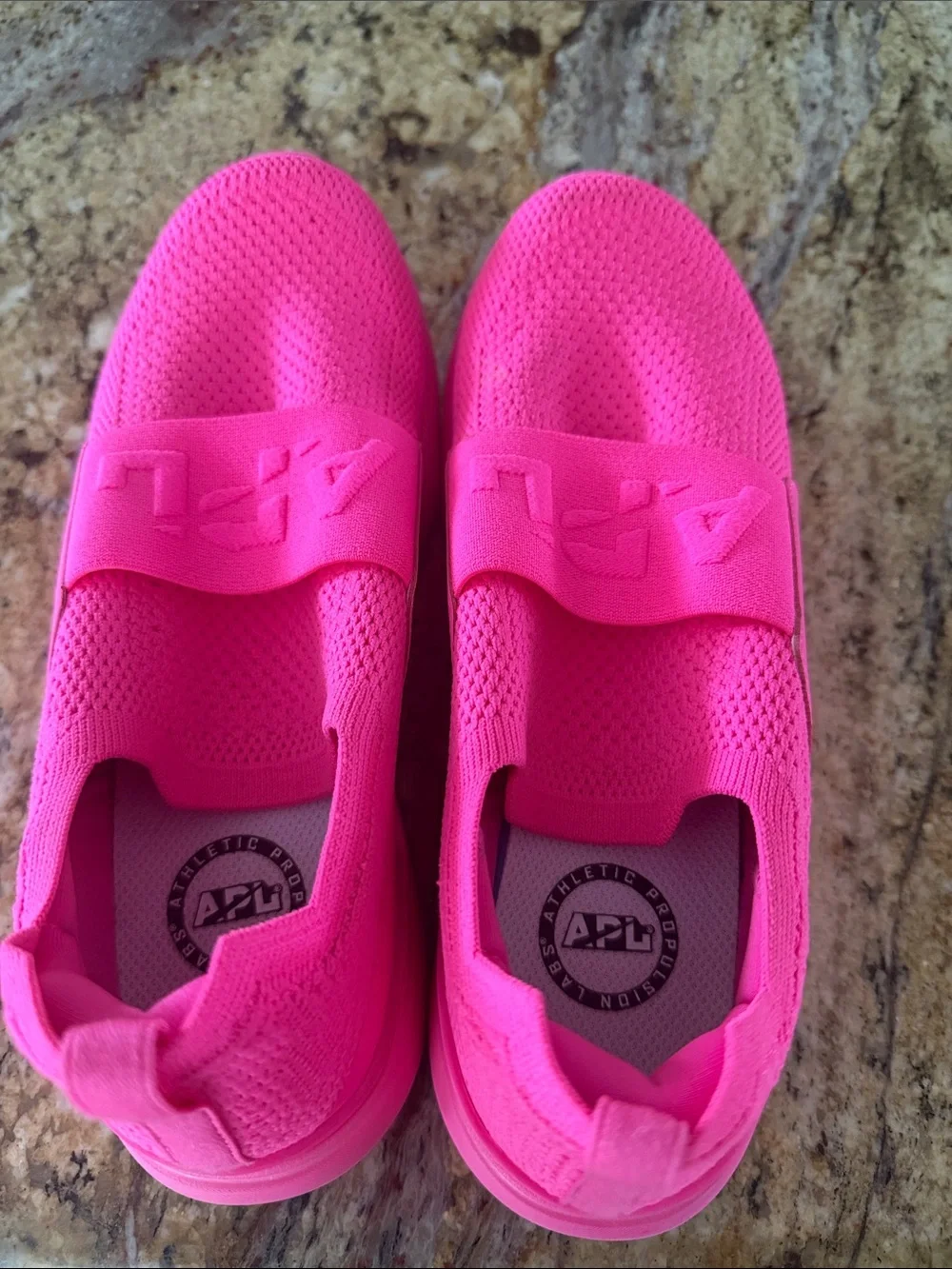 APL Women's TechLoom Slip-On Sneaker - Hot Pink